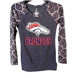 BRONCOS NFL🏈Embellished Sleeve Shirt